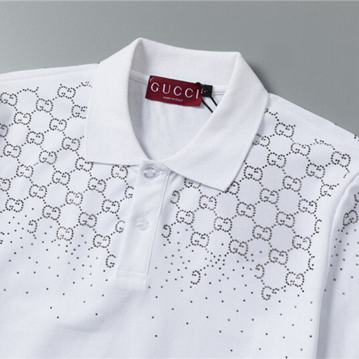 Miniatura: Men Women Lapel Collar T-shirt Short Sleeve Polo shirt Pullover Tops Sweatshirt 