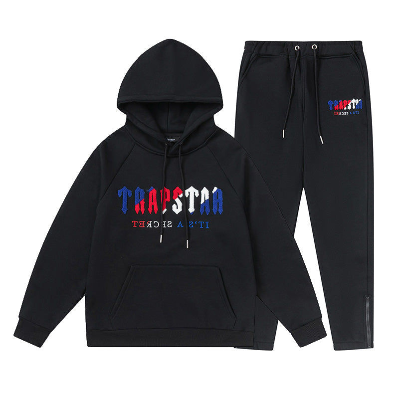 Miniatura: Women Men Two Piece Tracksuit Suit Hoodie Hooded Sweatshirt Pant Set Sweatwear