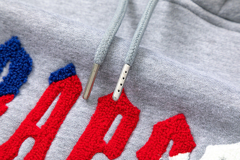 Miniatura: Women Men Two Piece Tracksuit Suit Hoodie Hooded Sweatshirt Pant Set Sweatwear
