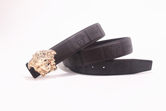 Miniatura: Women Men Belt Cowhide Leather Buckle Belt Unisex