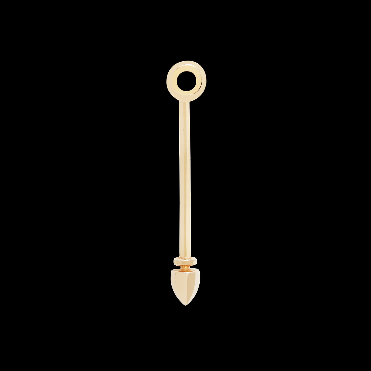 ORTHODOX 14k Cone Spike Drop Charm