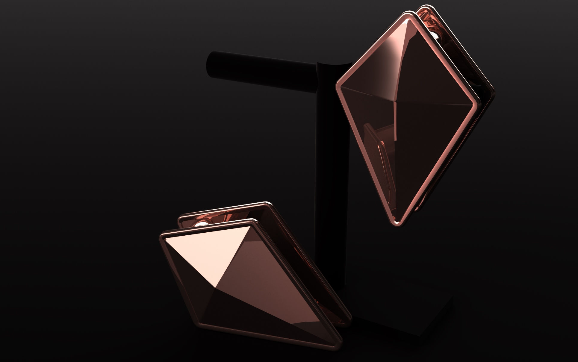 Faceted Kite Ear Weight