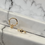 Thumbnail: ORTHODOX 14k Lovelock Seam Ring- Daith Orientation