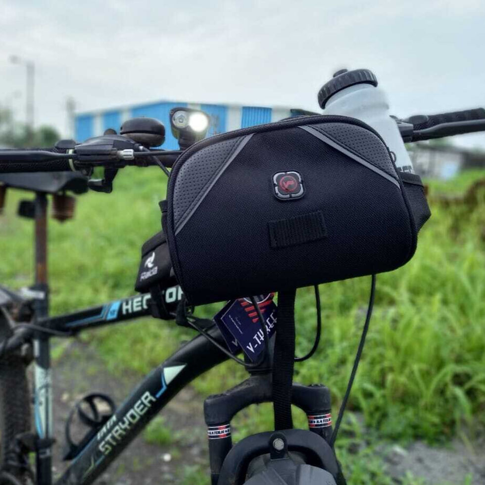 Thumbnail: Handlebar Front Frame Cycle Bag (With Rain Cover)