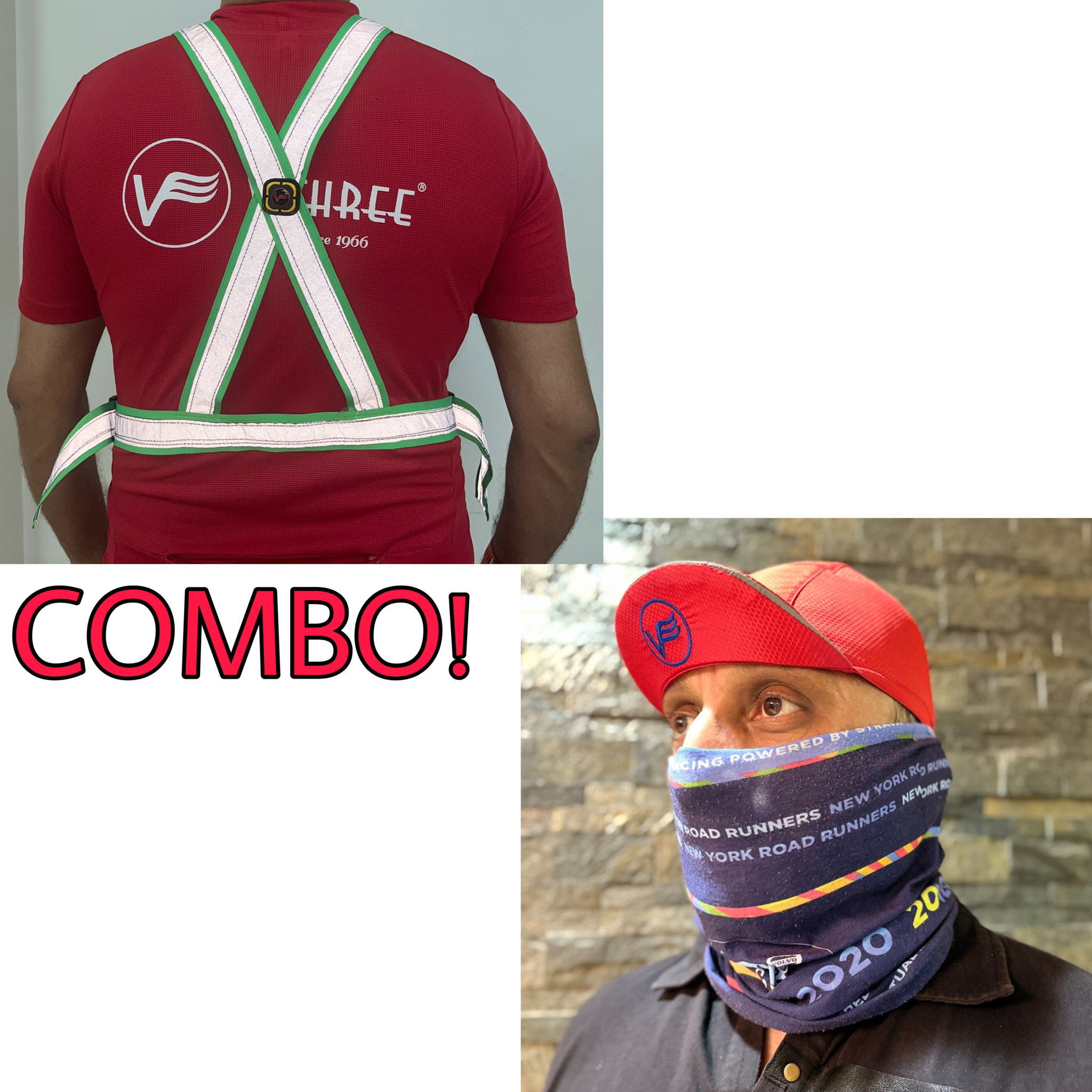 COMBO: Safety Radium Strap + Cap for Cycling