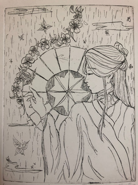 Flower prince/ Silver butterflies and crimson rain