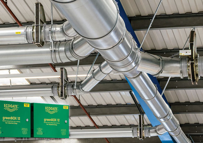 Ecogate-Controlled Dust Extraction System for Cardinal Group