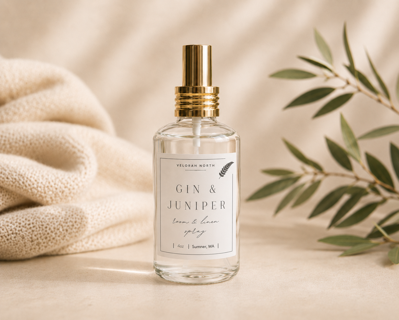 Gin & Juniper Room & Linen Spray (4oz)