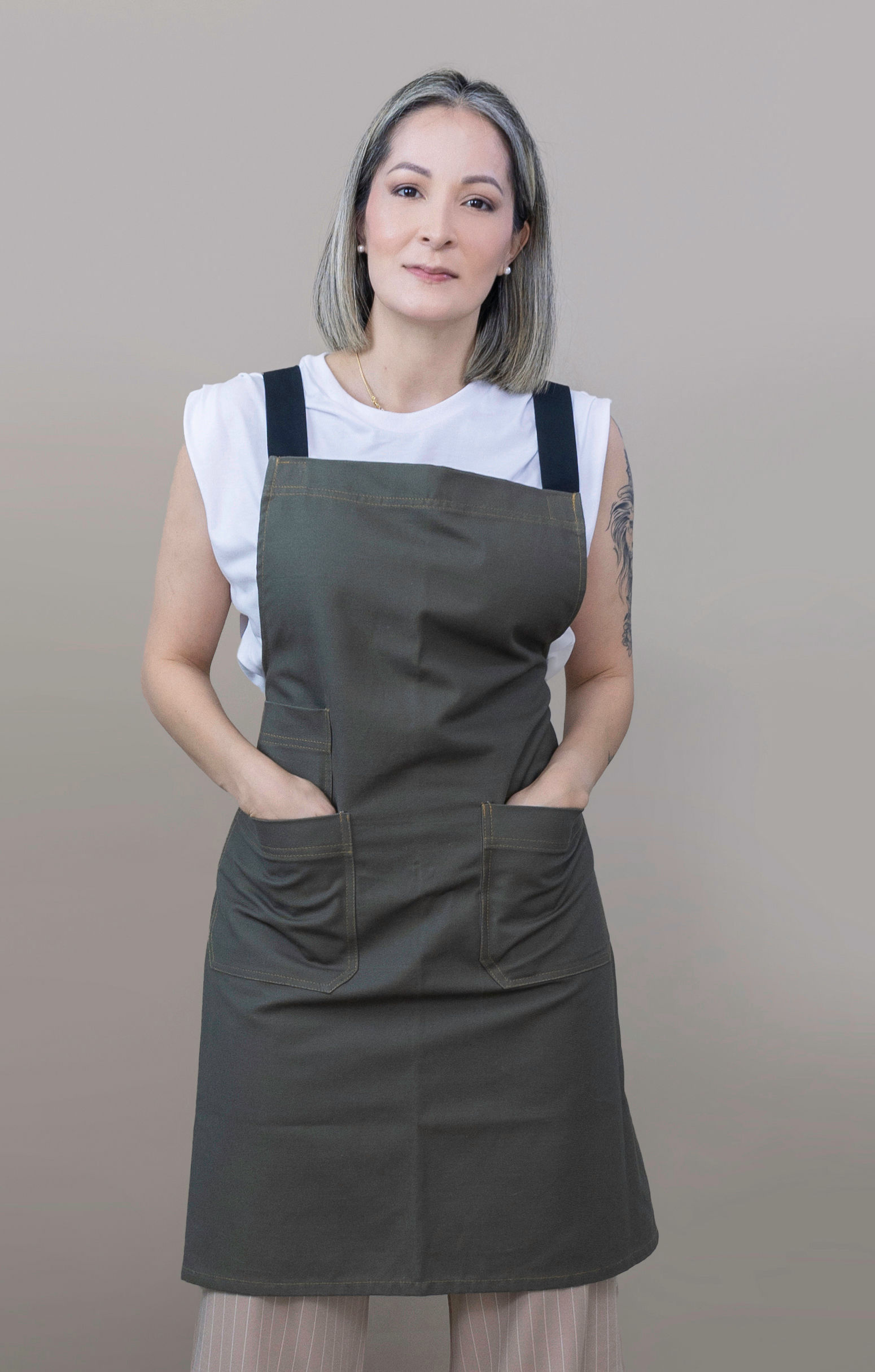 Delantal entero pocket