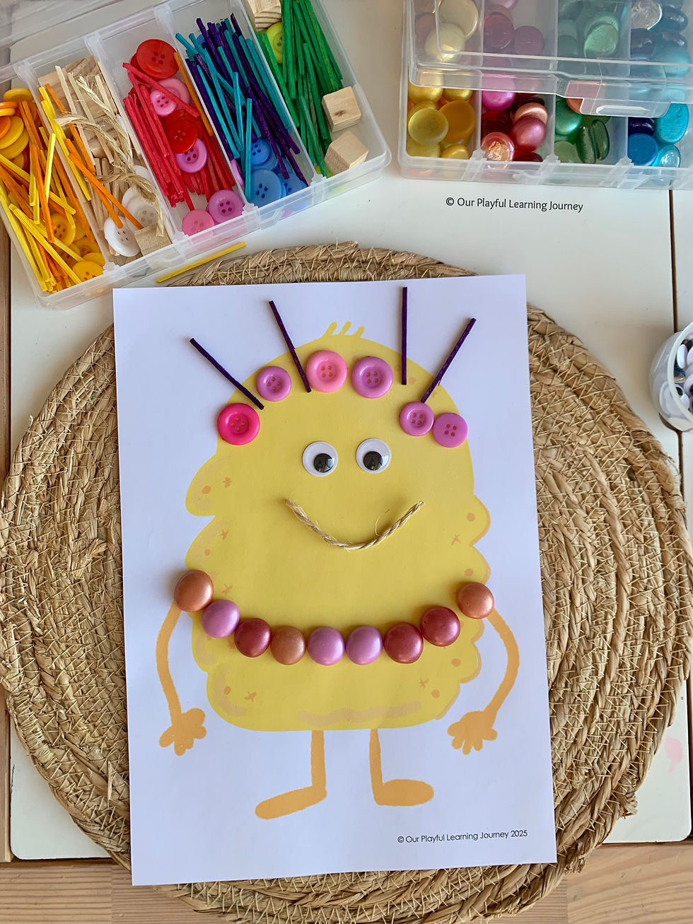 Thumbnail: Monster Loose Parts Play Mats + BONUS Mindfulness Prompts for Kids