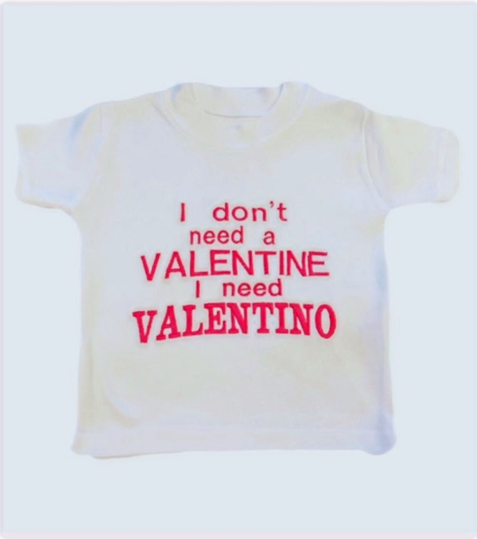 Миниатюра: Girl's Valentine T-shirt Outfit 🥰