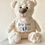 縮圖：Personalised Cubbies Teddy Bear Dob, Name Plush Toy Christmas, Birthday Gift