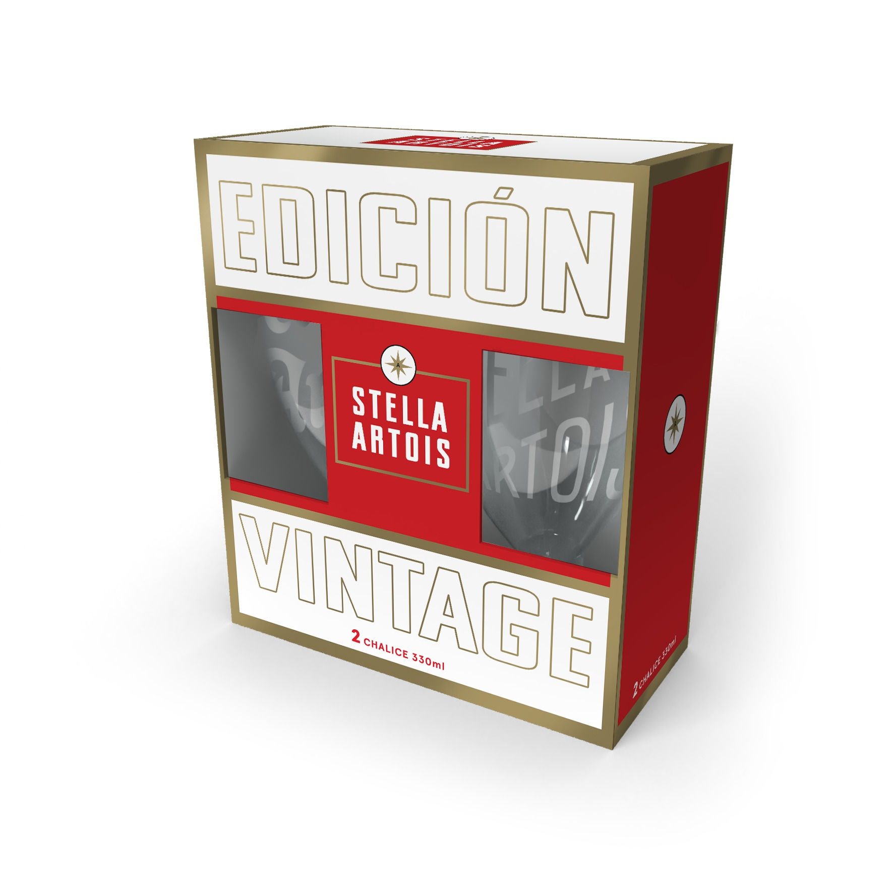 Gift Pack Stella Copas 330cc x 2ud Edición Vintage