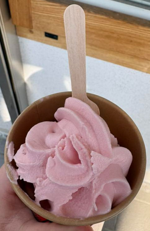 Cherry Blossom Flavored Ice Cream!