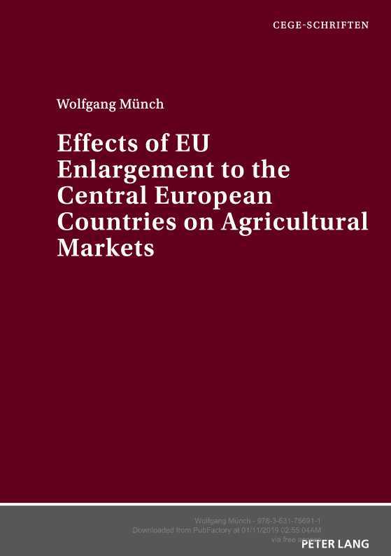 Effects of EU Enlargement to the Central European Countries on Agricultural Markets