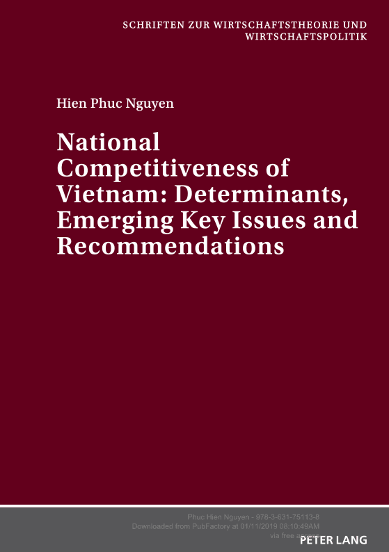 National Competitiveness of Vietnam: Determinants, Emerging Key Issues and Recommendations