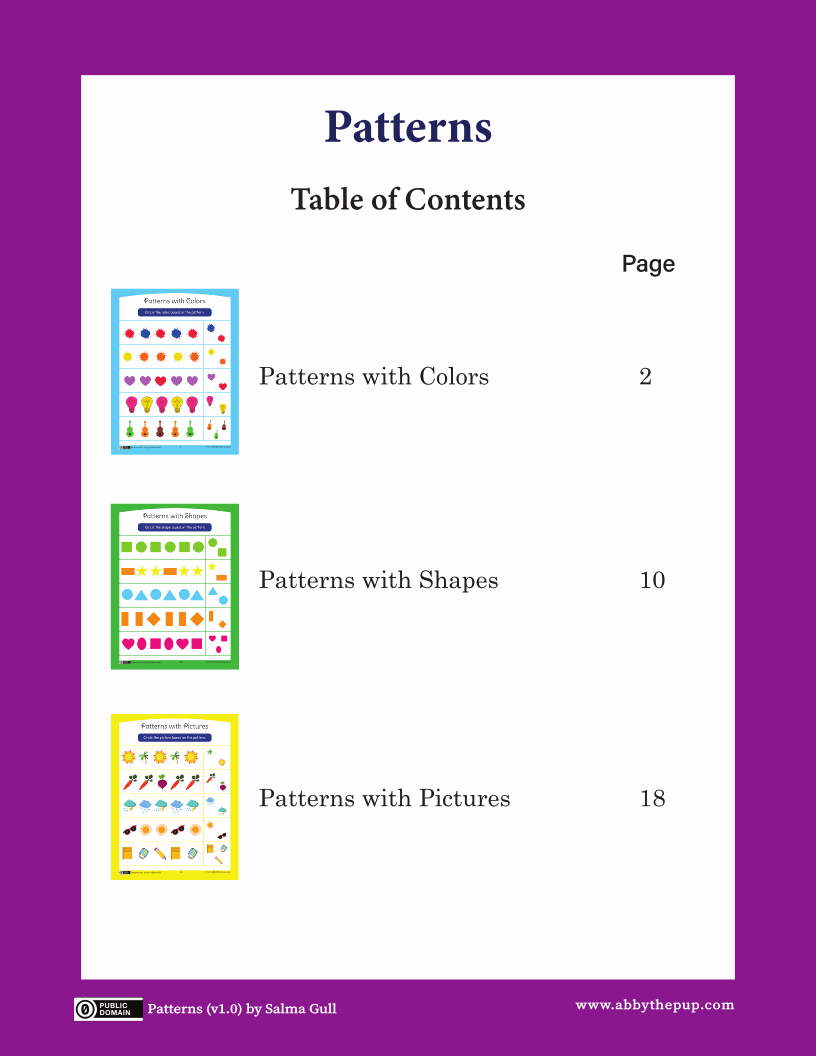 Patterns (25p)