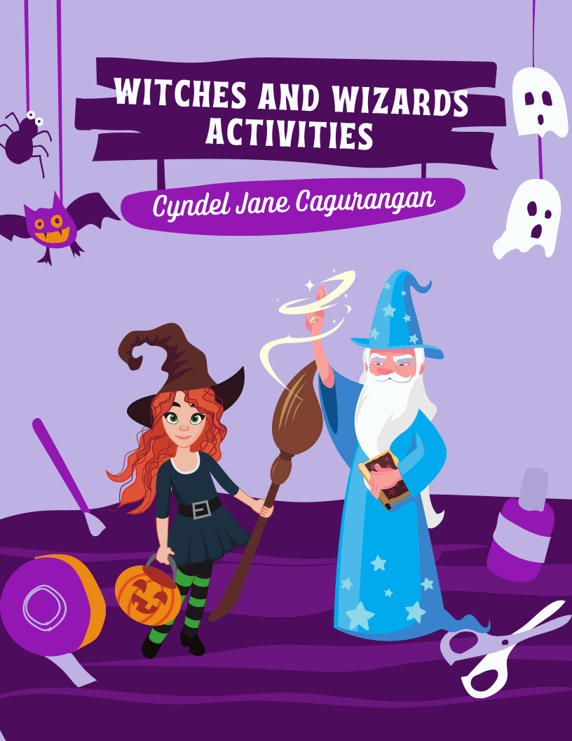 Witches and Wizards Activities (30p)