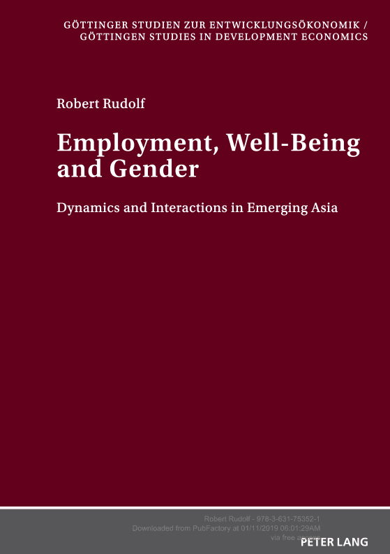Employment, Well-Being and Gender