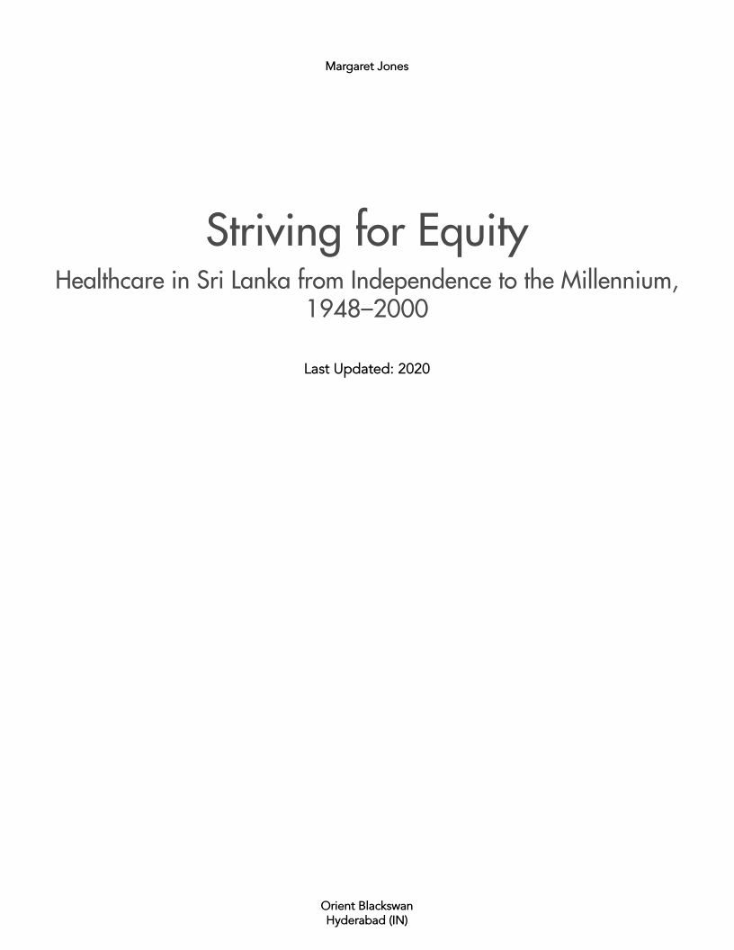 Striving for Equity