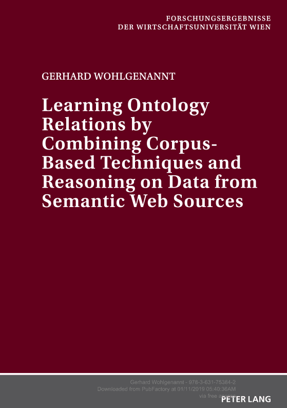 Learning Ontology Relations by Combining Corpus-Based Techniques and Reasoning on Data from Semantic Web Sources