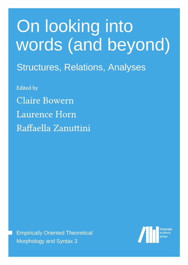On looking into words (and beyond): Structures, Relations, Analyses