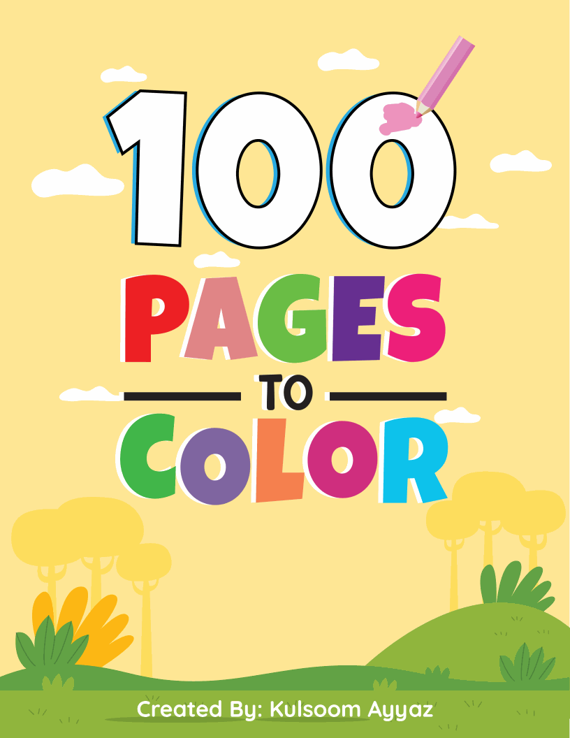 100 Pages to Color (105p)