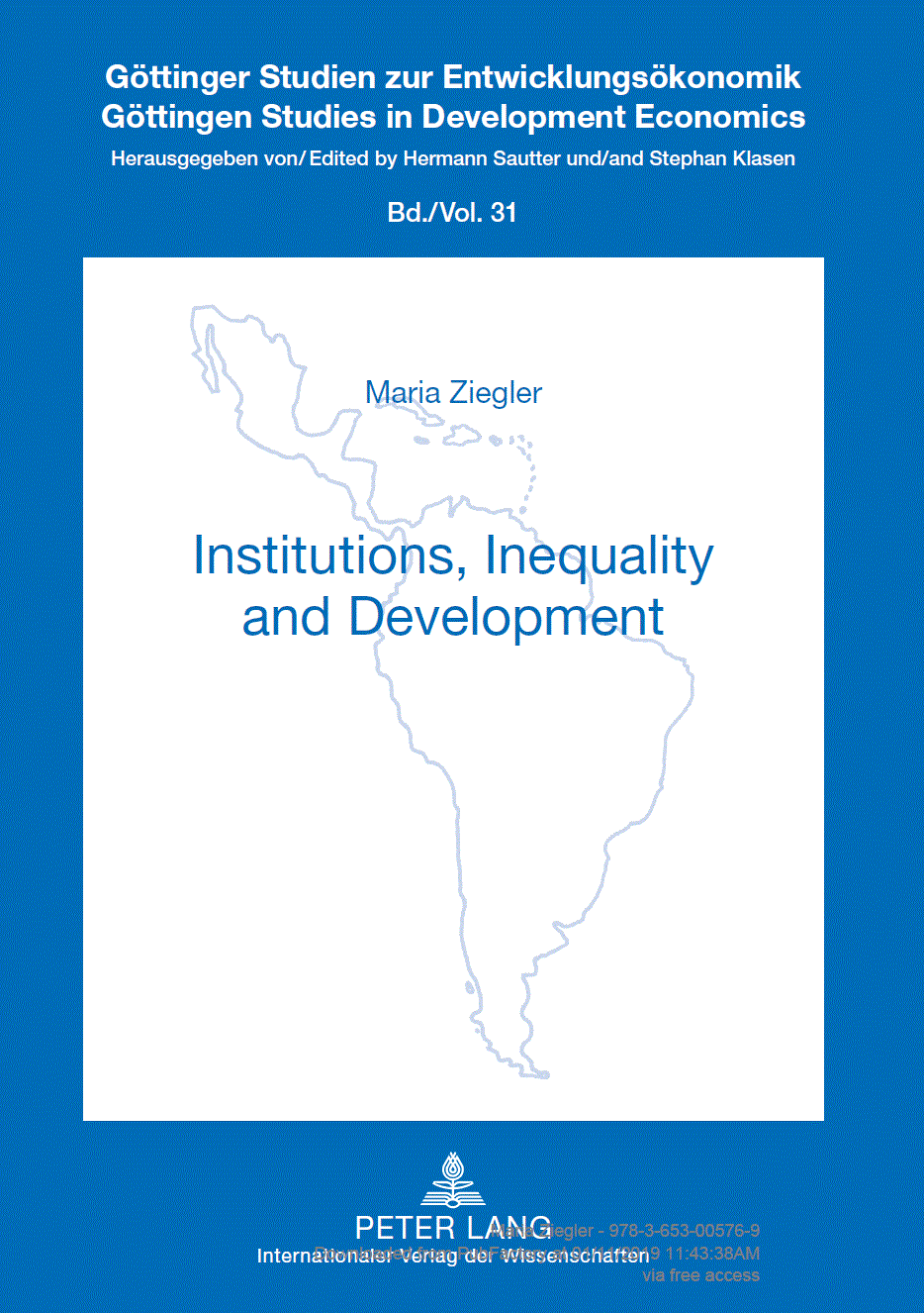 Institutions, Inequality and Development