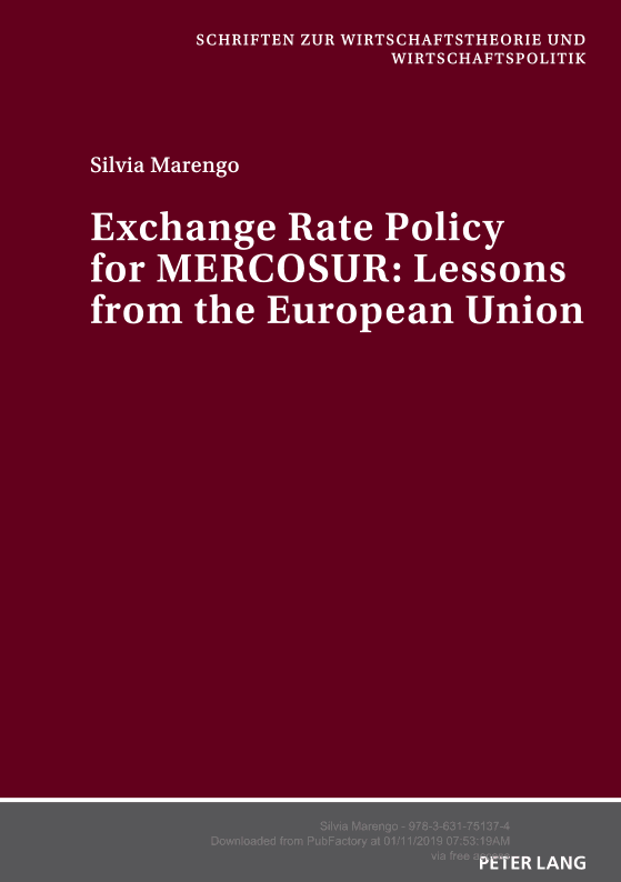 Exchange Rate Policy for MERCOSUR:- Lessons from the European Union