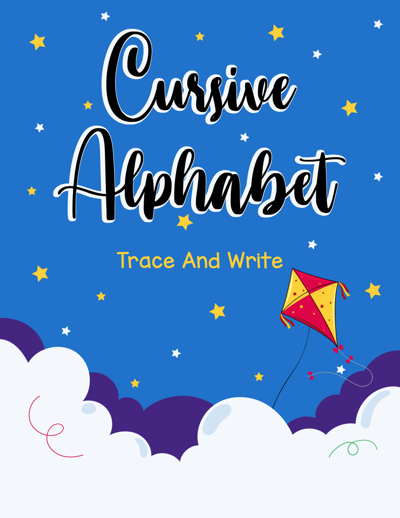 Cursive Alphabet Trace (27p)