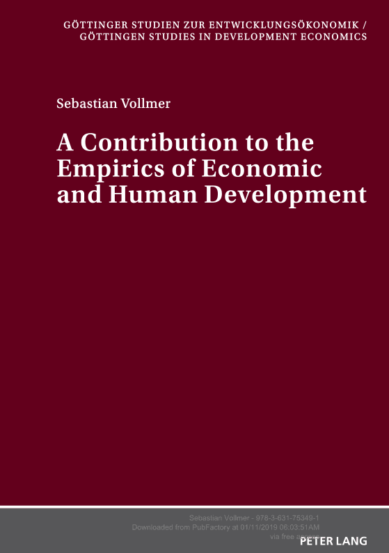 A Contribution to the Empirics of Economic and Human Development