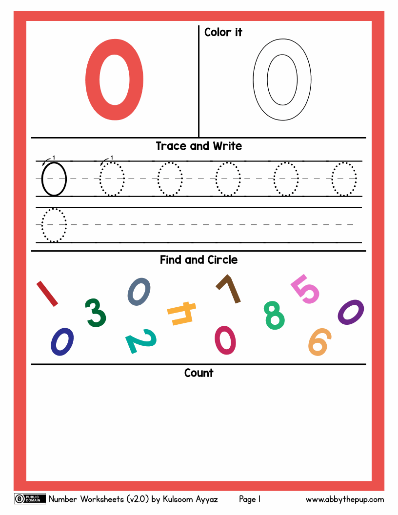 Number Worksheets (21p)