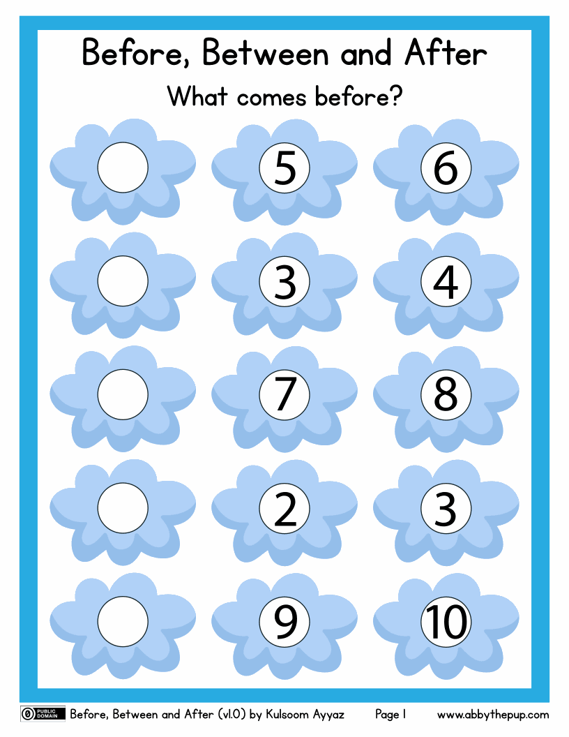 Before, Between and After (25p)