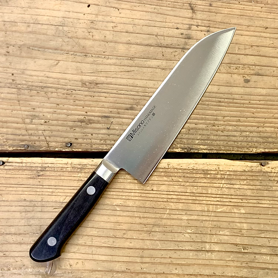 未使用　Misono 三徳包丁 ステンレスモリブデン鋼180センチ ミソノ ステンレスモリブデン鋼 三徳包丁 180mm | 内藤金物店 | 静岡県