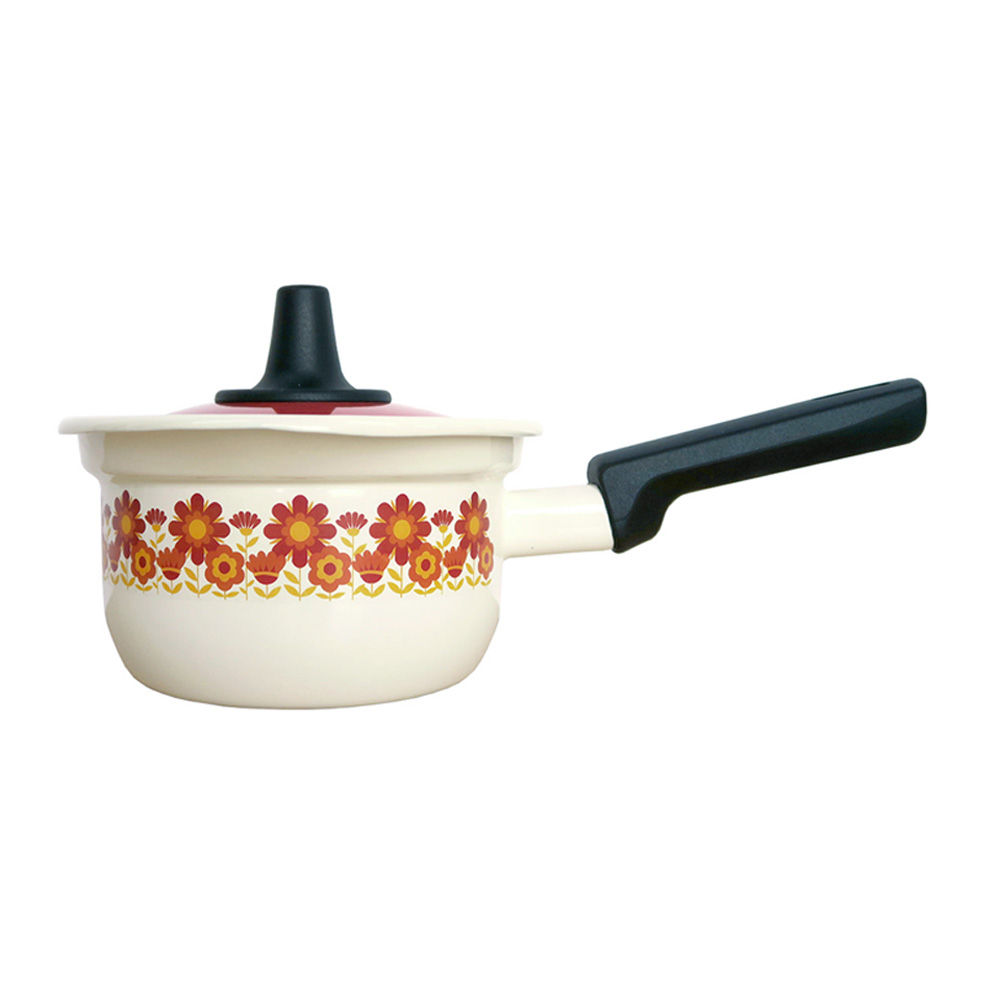 富士ホーロー メモリーズ ミルクパン14cm 片手鍋 1.4L