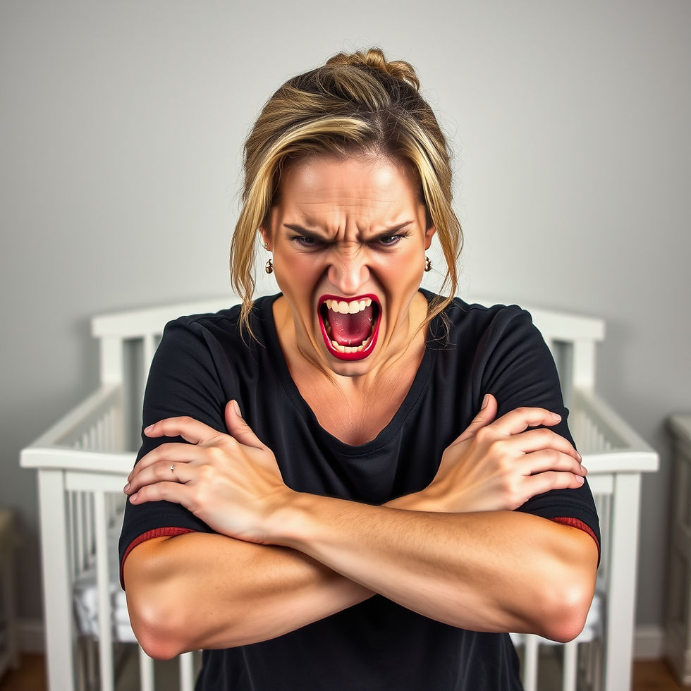 Postpartum Rage Woman