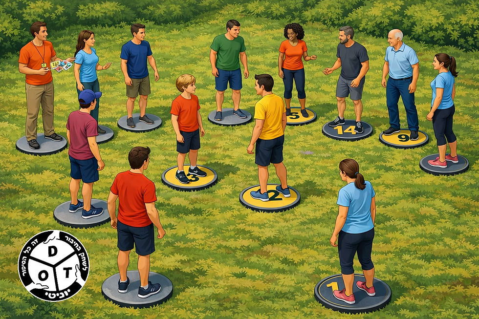 משחקי גיבוש מספרים מתהפכים