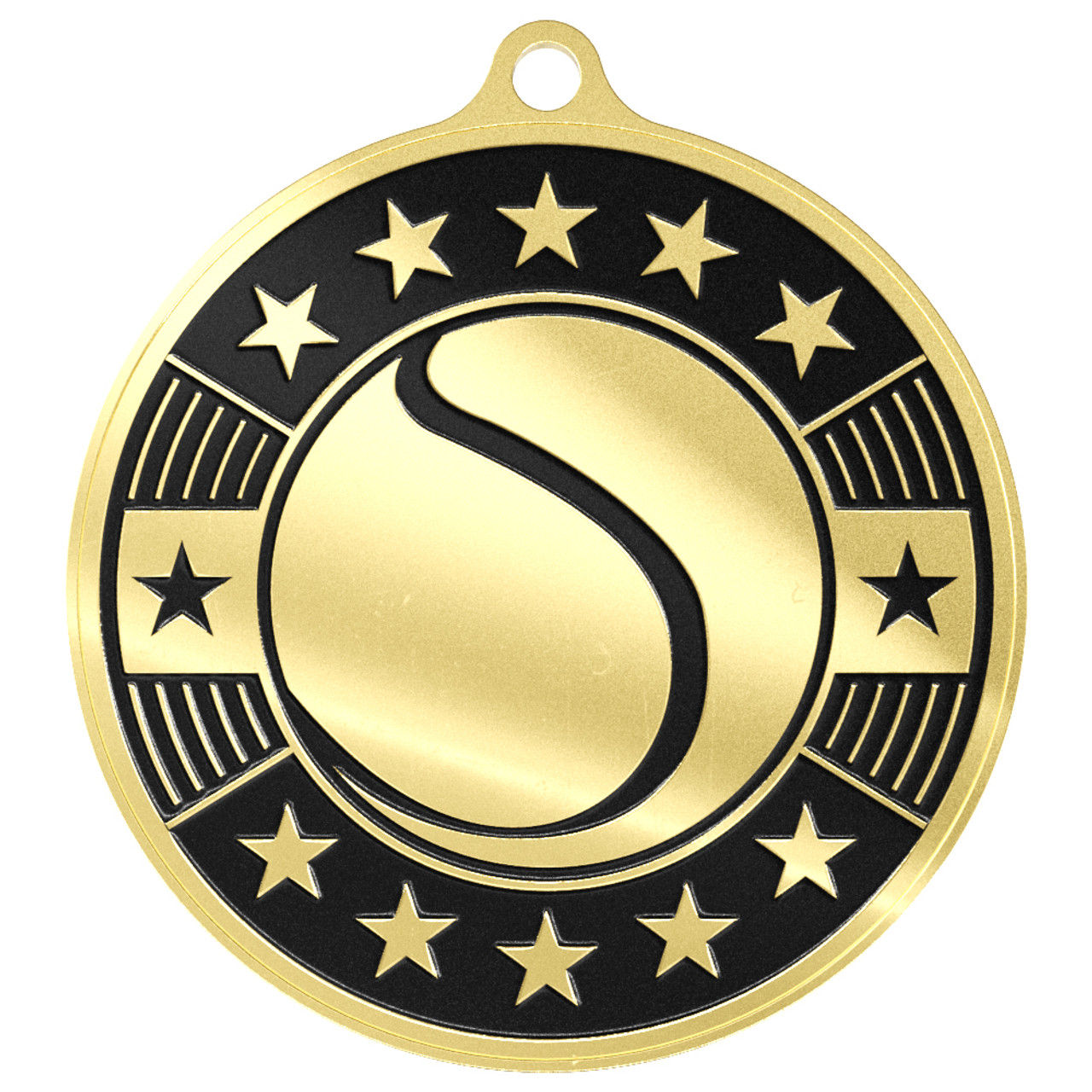 Tennis Simucast Medal 2 1/8"