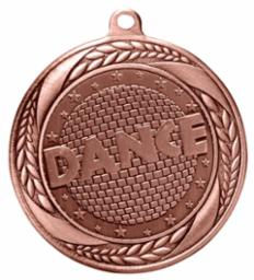 Thumbnail: Laurel Wreath Dance Medal 2.25"