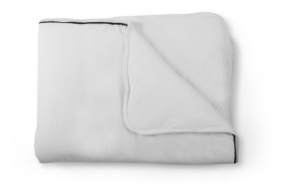 תמונה ממוזערת: סט מצעים למיטת תינוק - פספול לבן