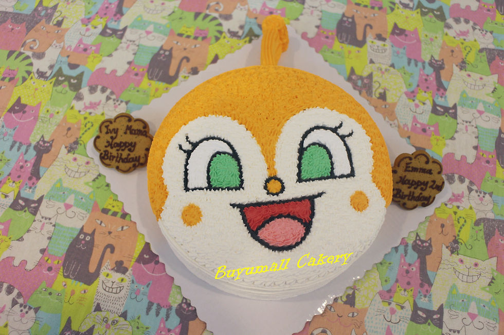 日本 Anpanman 漫畫 麵包超人家族 細菌妹妹頭