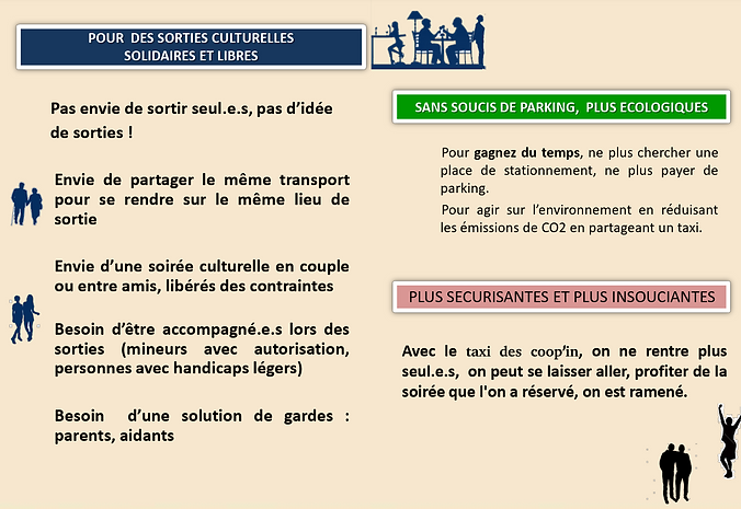 Le Taxi des COOP'IN description