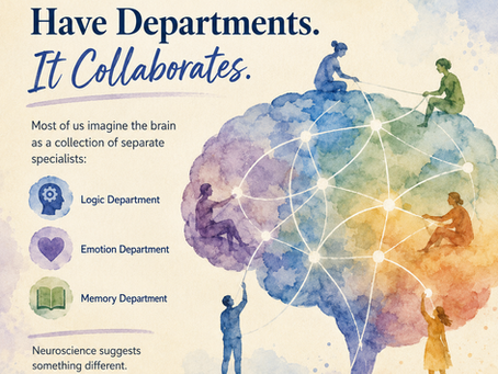 Your Brain Doesn't Have Departments. It Collaborates.