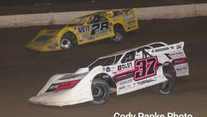 Wissota 100 champions: Sabraski, Dillard, Randt, Overton and Smith