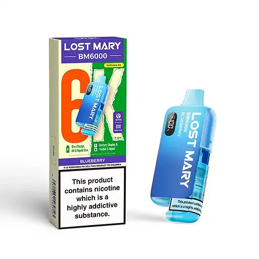Blueberry Lost Mary BM6000 | 6K Puffs | 8.99 Blueberry Lost Mary BM6000 | 6K Puffs | 8.99