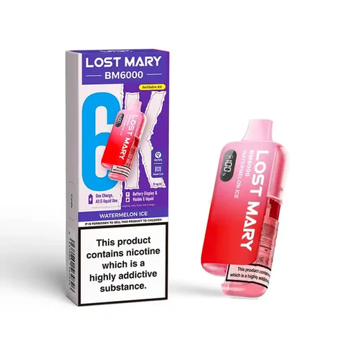 Watermelon Ice Lost Mary BM6000 | 6K Puffs