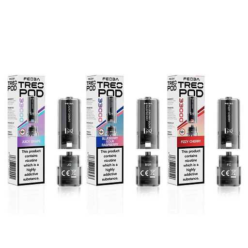 feoba treo 33k prefilled vape kit Feoba Treo 33k Replacement Pods Box of 5 main image 1