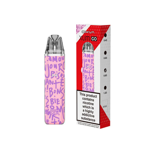 oxva xlim go graffiti pink OXVA Xlim Go Vape Kit