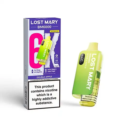 how to refill lost mary 6k Double Apple Lost Mary BM6000 | 6K Puffs