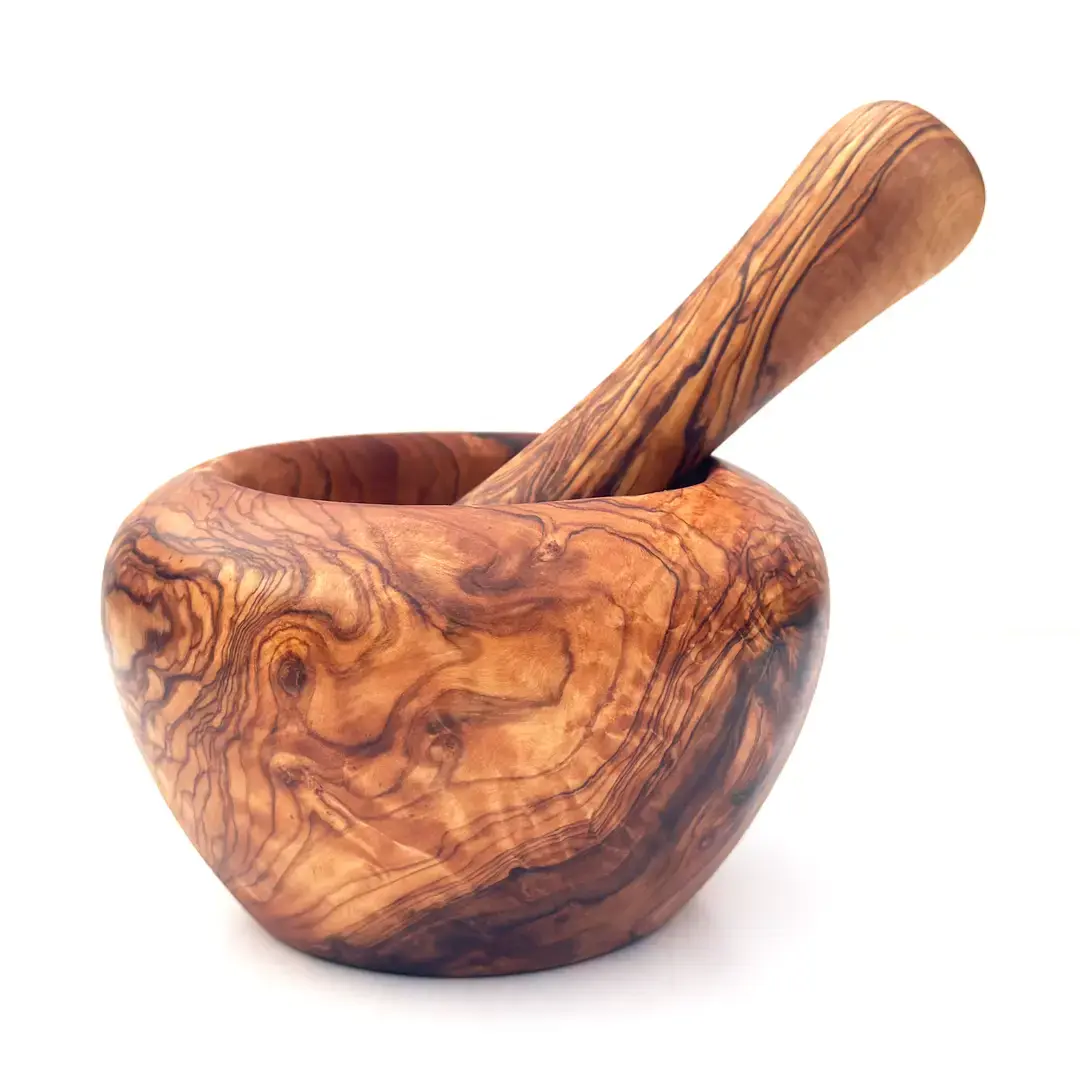 Mortier arrondi avec pilon